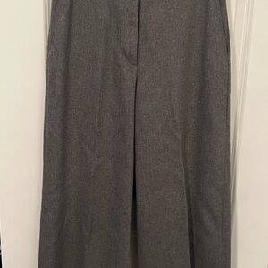 Rag & Bone Charcoal wide leg pant.